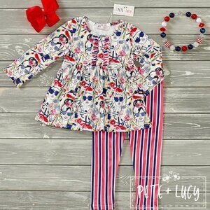 Glamour Stripe 2 PC Set